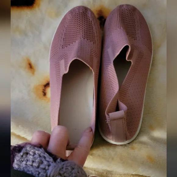 New Pink Slip On Sneakers Sz 12 - Picture 5 of 5
